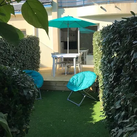 Studio Les Pétrels avec terrasse et jardinet à 2 pas de la plage Pornichet Extérieur photo